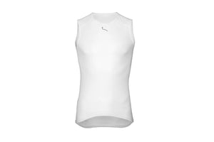 White Mesh Sleeveless Men's Base Layer